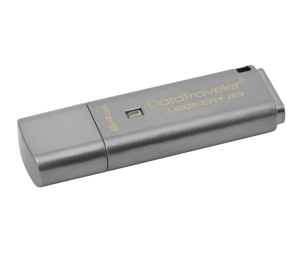 Kingston 64GB DataTraveler Locker+ G3 (USB 3.0) 135MB/s - 169317 - zdjęcie 3